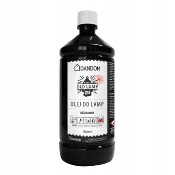 РЕТРО МАСЛЯНАЯ ЛАМПА С ФИТИЛЕМ + МАСЛО 0,5 Л, ЧЕРНАЯ