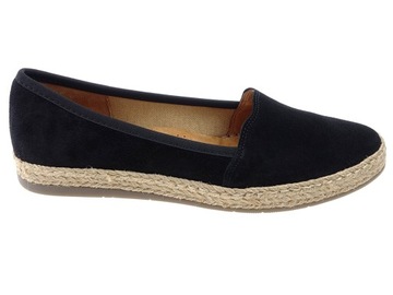 Ryłko półbuty espadryle 1MMS7 czarne, skóra 40