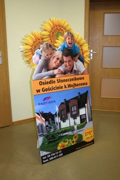 Рекламный стенд любой формы, макс. 145 см.