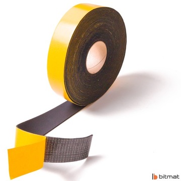 АНТИВИБРАЦИОННАЯ ЛЕНТА ДЛЯ РЕЗЕНОК 3мм/15м/50мм резиновый уплотнитель