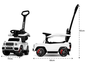 XXXL MERCEDES G63 AMG коляска с люлькой, поворотная ручка, подарок на год.