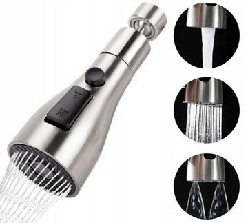 PERLATOR AERATOR PRZEDŁUŻKA DO BATERII 3 FUNKCJE