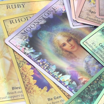 Карты для гадания Оракула - хрустальный ангел 44 карты