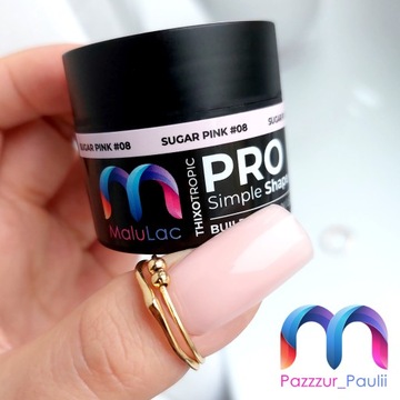 MaluLac PRO Simple Shape наращивающий гель для ногтей 45г