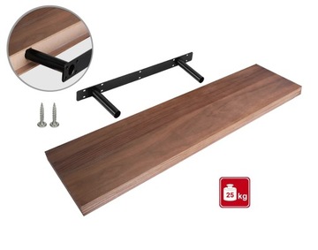 PÓŁKA WISZĄCA PROSTA REGAŁ DEKORACJA SZER. 90 CM