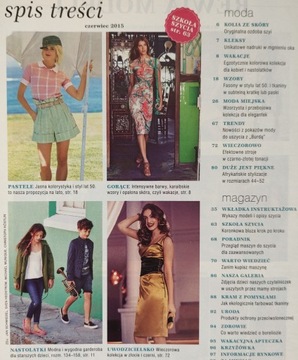 Burda Moda & Styl 6 / 2015 Выкройки