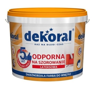 Dekoral Akrylit W Śnieżnobiały 5L