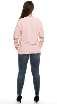 LEE bluza pink blouse SWEATSHIRT _ L