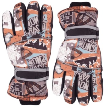 RĘKAWICZKI DZIECIĘCE NARCIARSKIE PIĘCIOPALCZASTE YO CLUB 8-10 LAT