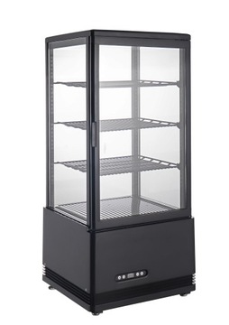 WITRYNA CHŁODNICZA NASTAWNA CZARNA LED 78L 45.2X40.6X96.6 CM TECHNICA