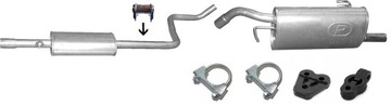 MITSUBISHI COLT 1.1 1.3 04-12 TŁUMIK KOMPLET