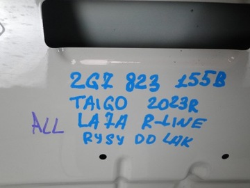KAPOTA VW TAIGO 2G7 LA7A 2023 R-LINE 2G7823155B