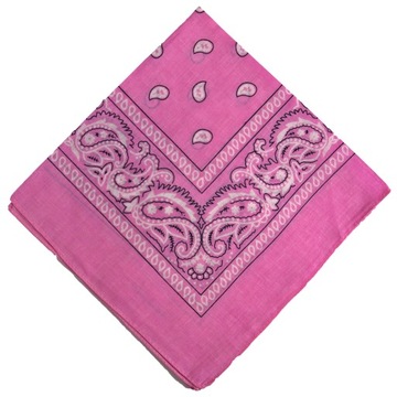 BANDAMKA BANDANA CHUSTKA CHUSTA BANDAMA -j.róż