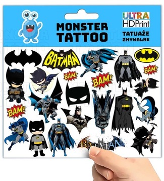 МОЮЩИЕСЯ ВРЕМЕННЫЕ ТАТУ ДЛЯ ДЕТЕЙ ОРИГИНАЛЬНЫЕ ДИЗАЙНЫ ДЕТСКОГО БЭТМЕНА