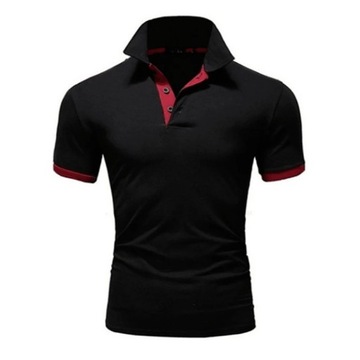 New Polo Shirt Men Summer Stritching Men's Shorts