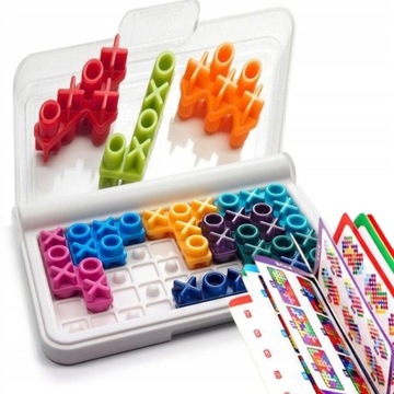 GRA LOGICZNA IQ Game Toys puzzle kółko krzyżyk