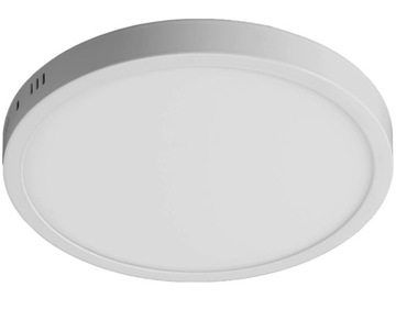 Накладная потолочная светодиодная панель, немигающая, ПЗС, теплый белый, 18Вт, 3000К, H2596