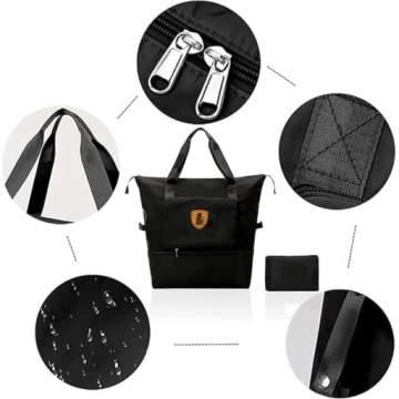 ЖЕНСКАЯ ДОРОЖНАЯ СУМКА ШОППЕР КОМПАКТНАЯ ВОДОНЕПРОНИЦАЕМАЯ РУЧНАЯ КЛАДЬ