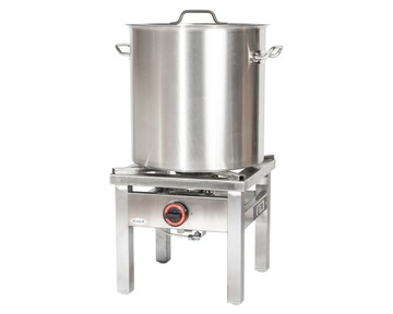 Taboret gazowy 7kW Egaz garnek 100 l zestaw