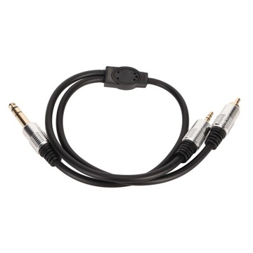 Профессиональный кабель-разветвитель Y от 6,35 мм до 2 RCA Y