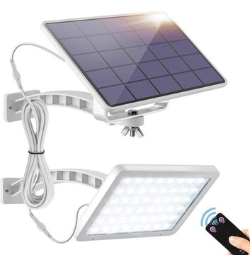Lampa Solarna Pilot Czujnik Ruchu Zmierzchu 48LED