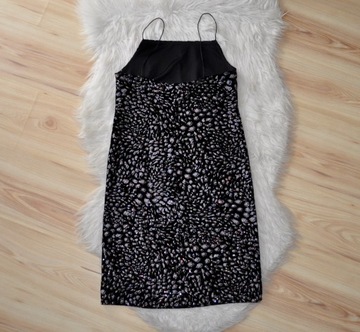 TOPSHOP ЭЛЕГАНТНОЕ БАРХАТНОЕ ПЛАТЬЕ, МОДНОЕ, РАЗМЕР 40