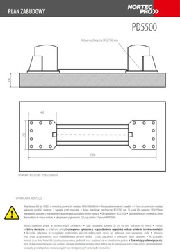 NORTEC PD5500 2-колонный гидравлический подъемник