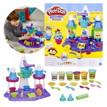 CIASTOLINA Play-Doh LODOWY ZAMEK LODY lodziarnia