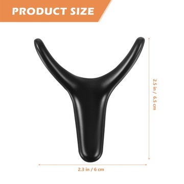 НАСТЕННЫЕ ВЕШАЛКИ В СТИЛЕ КОРОВЬИХ РОГ 2 ШТ. (РАЗМЕР: БОЛЬШОЙ)