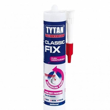 Tytan klej montażowy Classic FIX bezbarwny 310ml