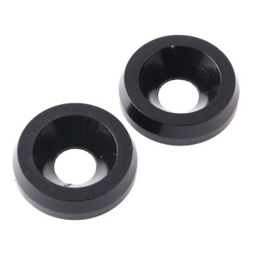 Podkładki śruby amortyzatora tył M8 alu cnc czarne Simson DPR Performance