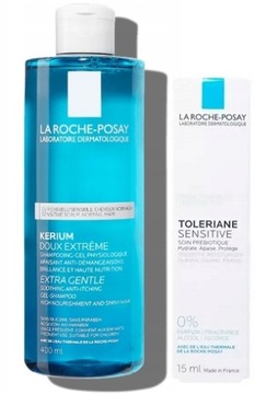 LA ROCHE-POSAY KERIUM Extra Gentle delikatny SZAMPON skóra Wrażliwa 400ml