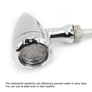 2шт мотоцикл светодиодный указатель поворота ретро желтый