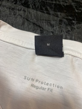 Hugo Boss Sun Protection UV ORYGINALNY BIAŁY T SHIRT KOSZULKA rozmiar M