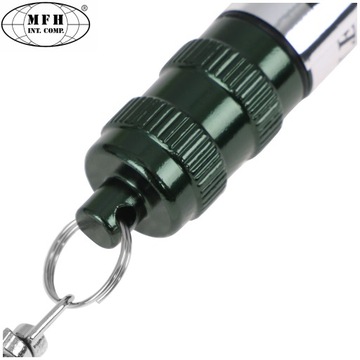 АЛЮМИНИЕВЫЙ ОЛИВКОВЫЙ СВИСТОК ДЛЯ ВЫЖИВАНИЯ EDC