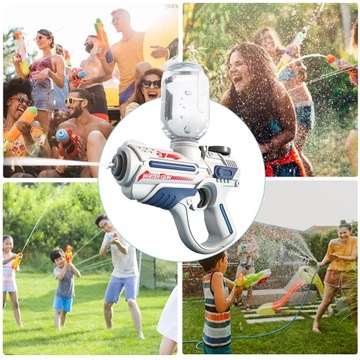 ЭЛЕКТРИЧЕСКИЙ ВОДЯНОЙ ПИСТОЛЕТ ДЕТСКИЙ, зарядка USB, дальность действия