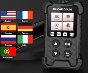 Mucar CDL20 запускает тестер сканера Thinkcar Obd2