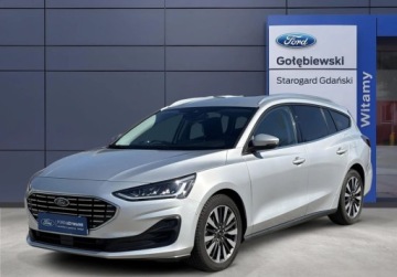Ford Focus IV Kombi Facelifting 1.0 EcoBoost 125KM 2022 Ford Focus Polski Salon GWARANCJA NA AUCIE Nowe Opony Wielosezonowe Benzyna, zdjęcie 1