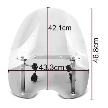 ВЕТРОВОЕ СТЕКЛО ЯРКОЕ YAMAHA XV 1100 VIRAGO (18389)