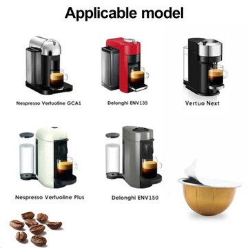 1 Set 40/80/150/230ML Coffee Capsule Shell Food-Grade