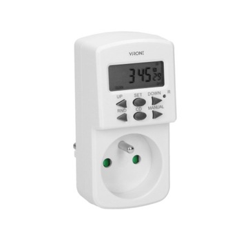 ELEKTRONICZNY MINI PROGRAMATOR CZASOWY VIRONE DT-2 ORNO