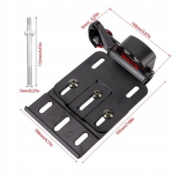 Боковое крепление для мотоцикла. Держатель рамы доски.