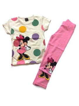 Dres dziecięcy Minnie legginsy koszulka rozm.104
