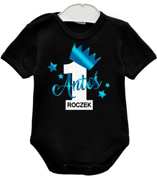 Body kr. rękaw PIERWSZE URODZINY ROCZEK ROK r. 92