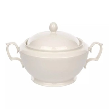 Waza do zupy porcelanowa MariaPaula Ecru Klasyka 2700 ml