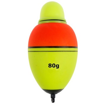 Świecący spławik bojka bombka na żywca LED 80 g