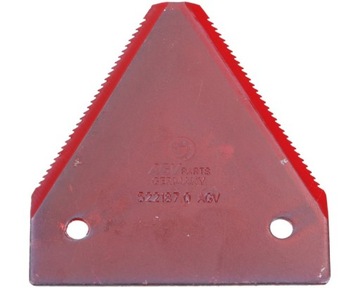 Nożyk kosy kombajn Claas 522187 80x76 mm fi 5,5mm