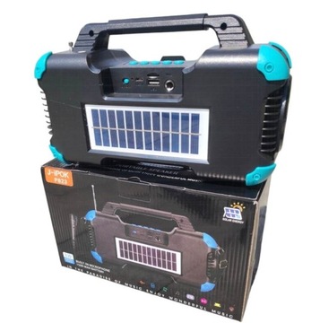 RADIO SOLARNE KUCHENNE USB FM TF BLUETOOTH
