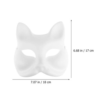 Masquerade Supplies Maska Therian 12 szt