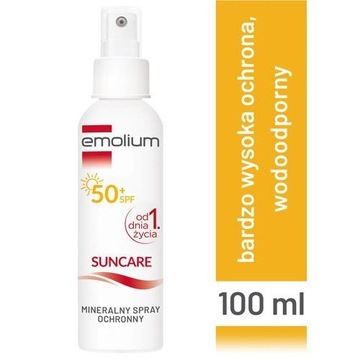 EMOLIUM Mineralny Spray Ochronny spf 50+